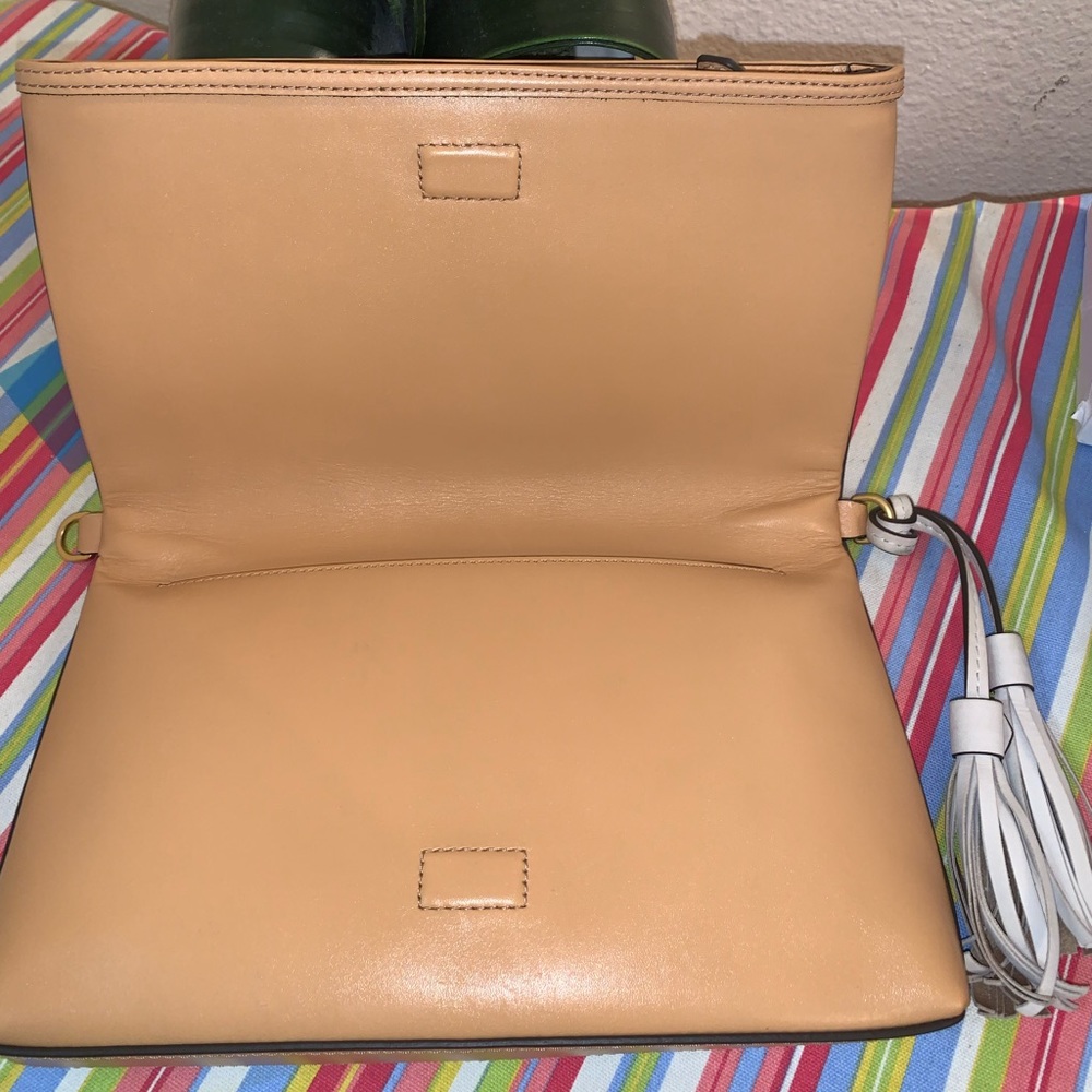Tory Burch McGraw striped crossbody/clutch bag - Picture 5 of 12